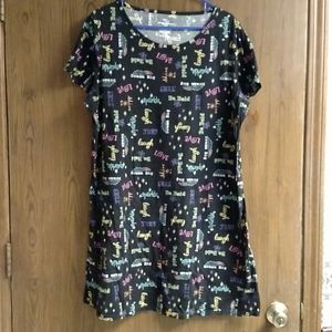 Nightshirt With Inspirational Print